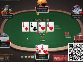 德州扑克游戏:牌局分析:overplay了小两对?【EV扑克】