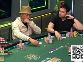 德州扑克游戏:240万美元底池惊魂!Keating与Esfandiari火星撞地球,最终惊险平分【EV扑克】