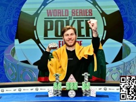德州扑克游戏:国人朱恒涛的36万刀金手链之旅,从10刀卫星赛晋级WSOP主赛FT!【EV扑克】