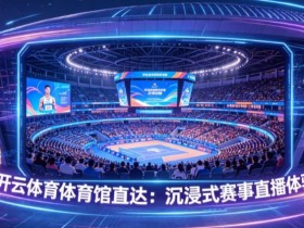 德州扑克技巧:开云体育体育馆直达:沉浸式赛事直播体验