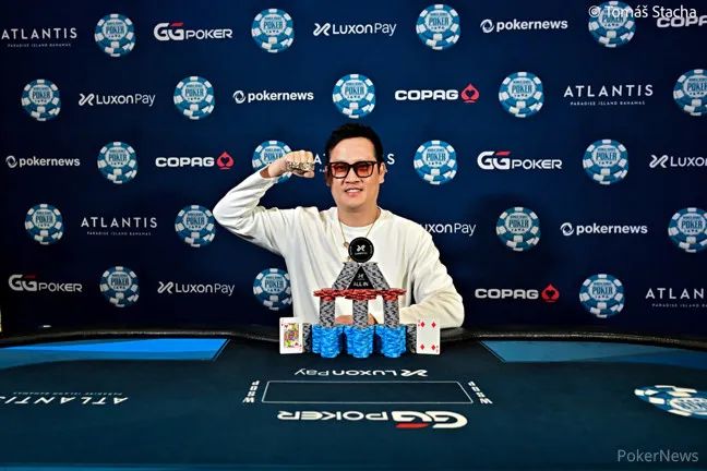 简讯 | 陈东在WSOP天堂赛10,000美元豪客赛夺冠，赢得首条金手链