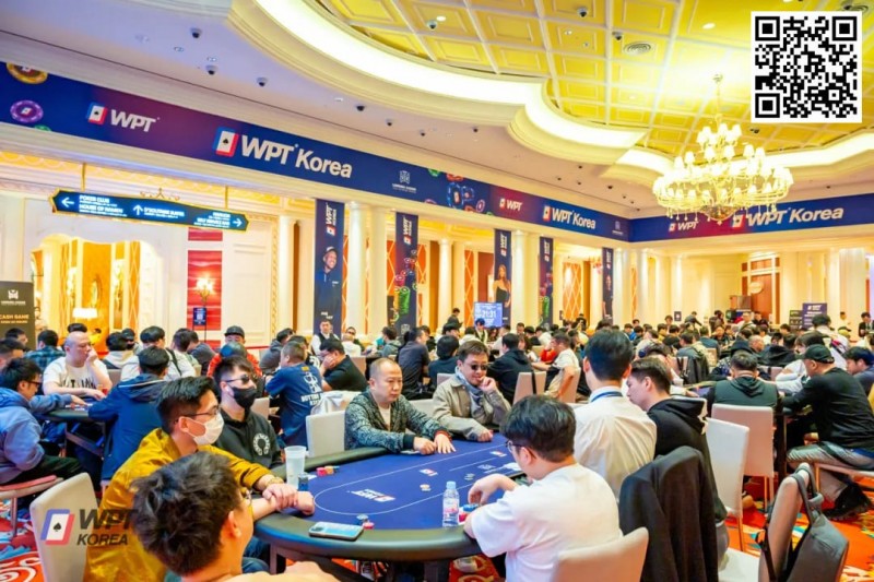 WPT济州岛站｜主赛首战开启！A组吸引319人次参赛余84人晋级！国人选手林岩豪揽83.6万记分笑傲全场！