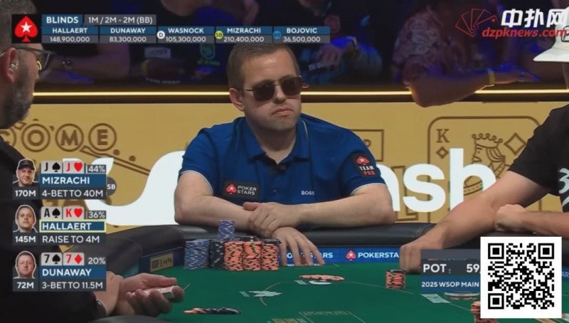 价值700万刀的决策！FT 5人桌记分牌第二面对第一的4bet，AK是弃还是推？