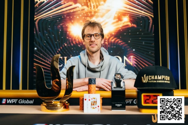 Triton 济州 | Christoph Vogelsang 凭借筹码领先优势，夺得主赛事冠军，豪取410万美金
