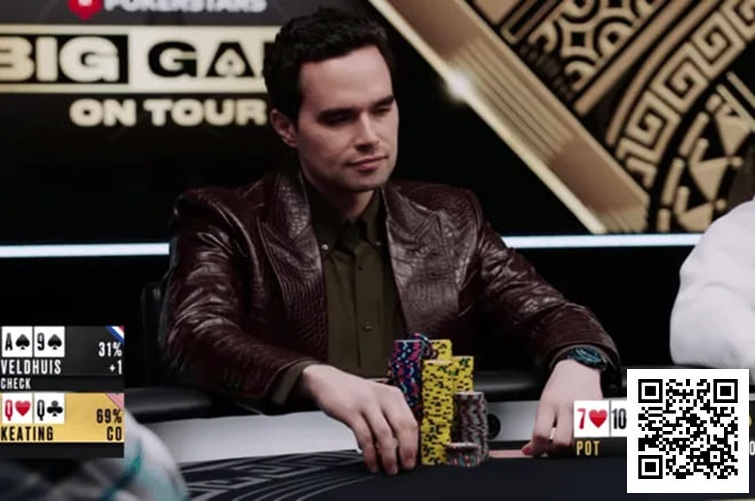 话题 | 河牌扼杀巨池！Alan Keating与Lex Veldhuis的50万美金对决功亏一篑