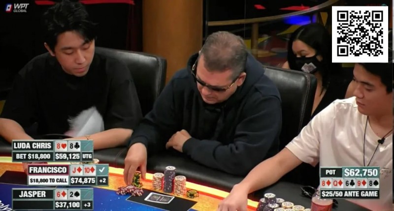 德州扑克游戏:四条不敌同花顺!Hustler Casino Live诞生19万巨额彩池,Chris Chen这手牌太惨了!【EV扑克】