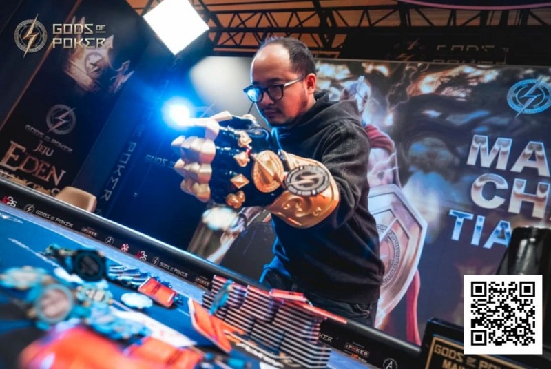 德州扑克游戏:诸神扑克GOP第9天 | 国人选手包揽冠亚 Tian Zhikong 主赛封神【EV扑克】