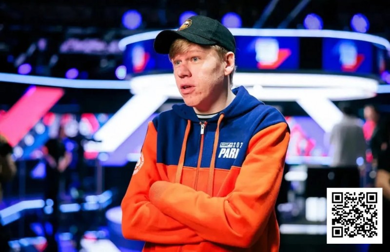 德州扑克游戏：280万分之一的概率！小哥在8人桌碰到四家同时击中暗三条！【EV扑克】