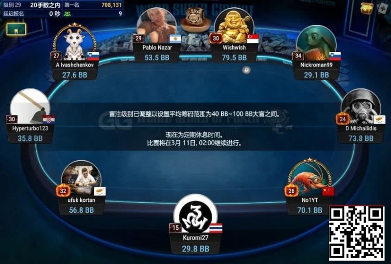 德州扑克游戏：中国选手Yuan Jie强势挺进WSOP金戒指神秘百万赛FT！Top赏金87万刀得主出炉【EV扑克】