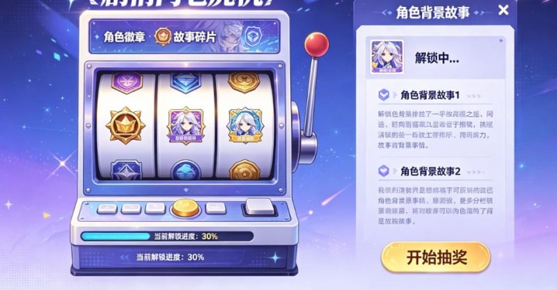 德州扑克技巧:PG尝试“剧情向”老虎机,玩家通过中奖解锁角色背景故事。