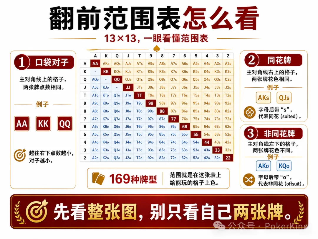 别只盯着自己两张牌:新手德州扑克中最容易被忽略的“范围思维”