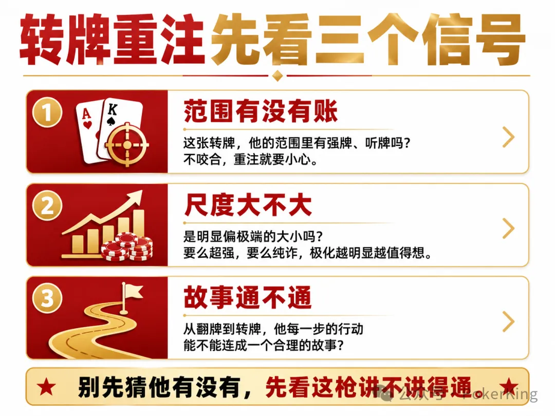 转牌重注,到底该信不信?三个信号帮你把“猜”变成“对账”
