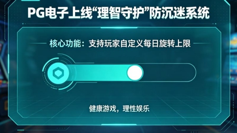 德州扑克技巧:防沉迷功能:PG电子上线“理智守护”系统,支持玩家自定义每日旋转上限。