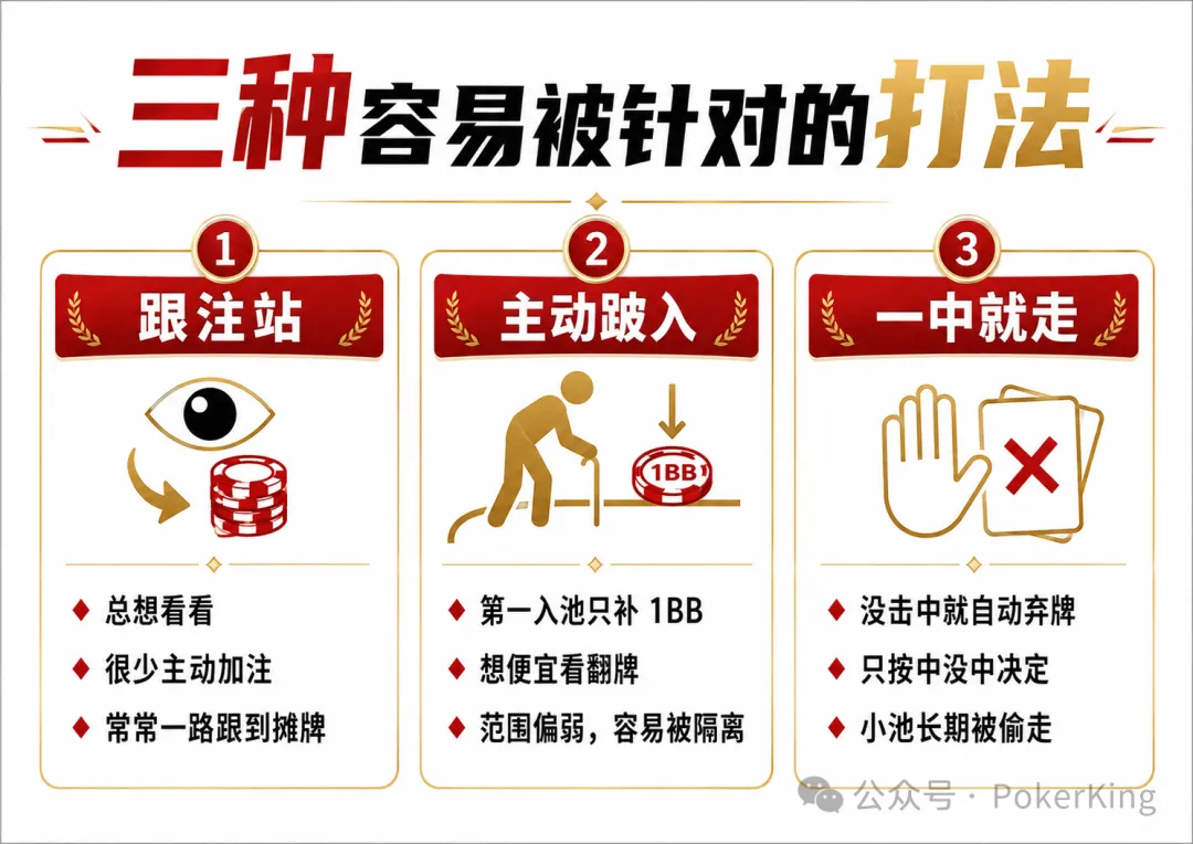 跟注站、主动跛入、一中就走——现金桌最容易被吃穿的三种打法，你中招了吗？