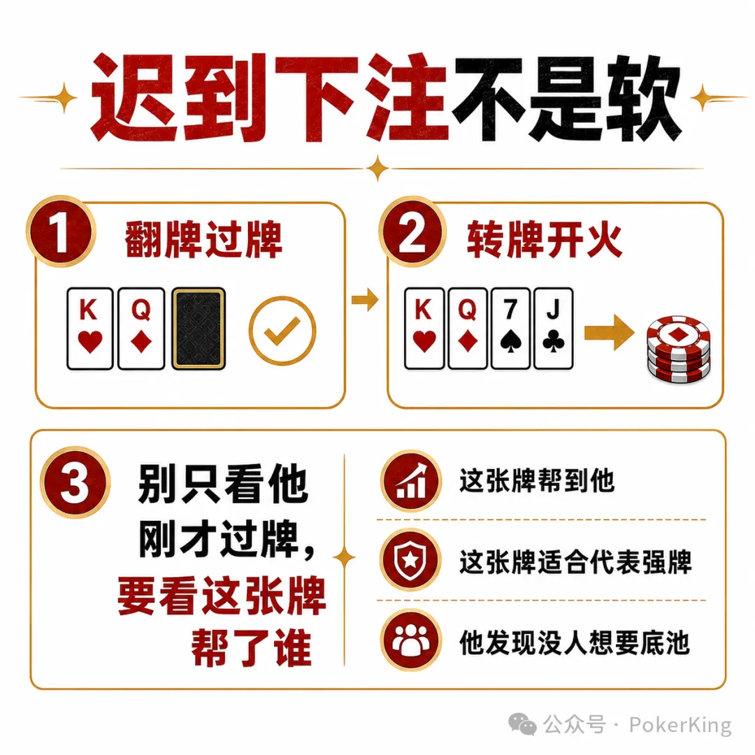 对手过牌后突然开火?别急着判断,先看这三样