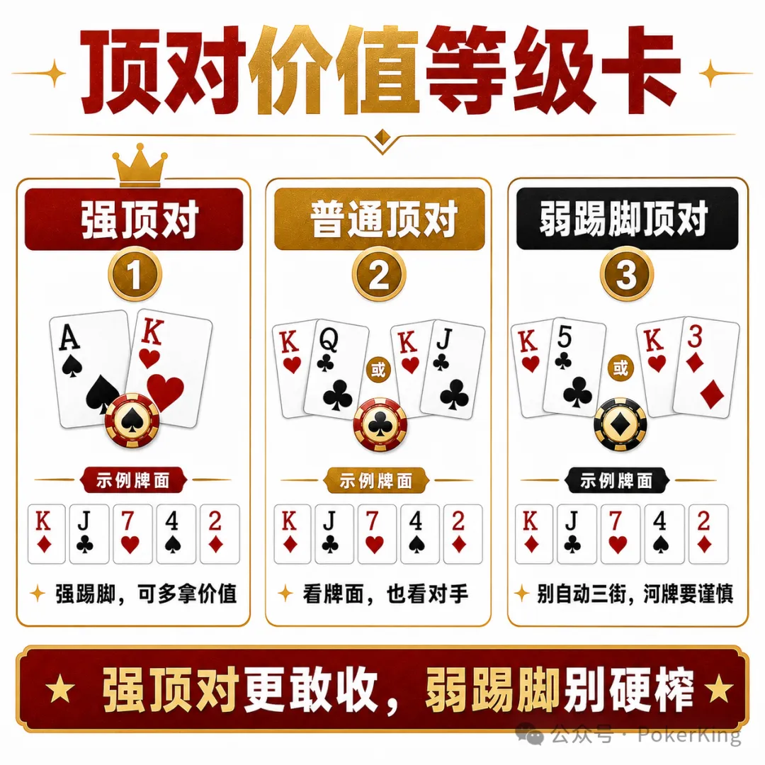 中了顶对,到底该下几条街?别一把就软了