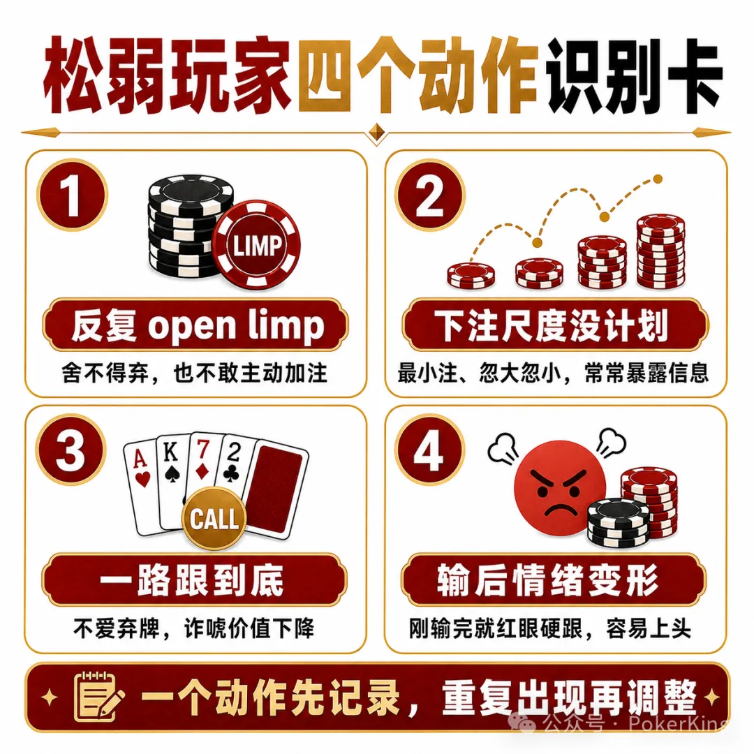 坐上牌桌，先别急着看牌：四个信号帮你识别桌上的“目标玩家”