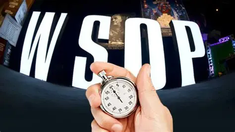 17分钟长考的代价：全体上钟！WSOP中途改规则玩家当场炸锅